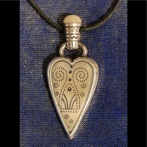 BRIGHTON Retired Ivory Coast Pendant Necklace